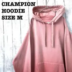 アメリカ古着　チャンピオン刺繍ロゴグラデーションカラースエットパーカー　サイズM