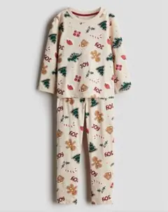 即購入可能☺︎H&Mクリスマス柄パジャマ上下セット 100cm