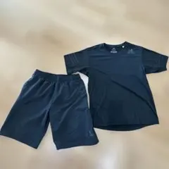 adidasアディダス★高機能ランニング上下セット中古美品Mのサムネイル