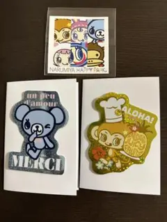ナルミヤハッピーパーク　ステッカー　3点セット