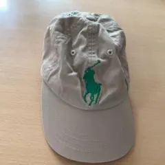 Polo ベージュキャップ　ポロ　ラルフローレン　トドラー　キッズ　ベビー