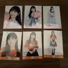 乃木坂46 生写真 ツアーTシャツ 福岡県コーデ 川﨑桜 コンプ 乃木坂46 川﨑桜 全国ツアーTシャツ 福岡県ver.コーデ 6種 生写真