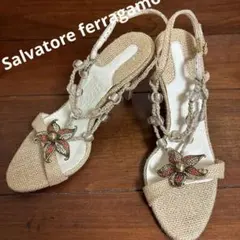 最終お値下げ　未使用品　サルヴァトーレフェラガモ　サンダル　パンプス