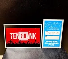 テンブランク　TENBLANKファンミーティングステッカー　ポストカード　計2枚