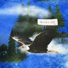 輸入生地 ロバートカフマン 1m 鳥 イーグル リアルプリント