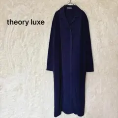 theory luxe ロングカーディガン シャツワンピース M ネイビーのサムネイル