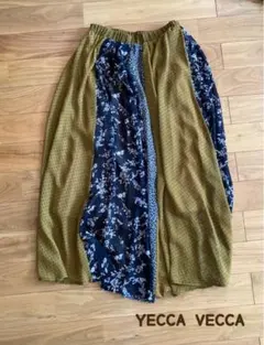 即購入OK♪ YECCA VECCA ロングスカート 花柄 ドット柄