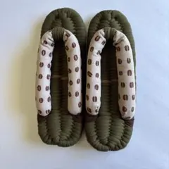 《24.0㎝》布ぞうり ルームシューズ ハンドメイド