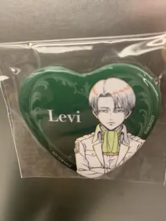 レア❗️進撃の巨人 リヴァイ WIT STUDIO 特典 ハート型缶バッジ 激動