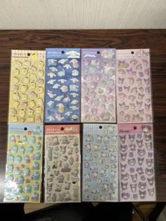 サンリオぷくっとシール8枚セットまとめ売りDAISO