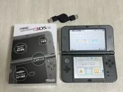 上画面IPS New ニンテンドー 3DS LL メタリックブラック 箱付き