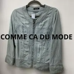 COMME CA DU MODE コムサデモード　ノーカラージャケット　9号のサムネイル