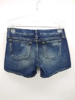 ✩美品✩  マウジー ダメージ加工 デニムショート パンツ W24