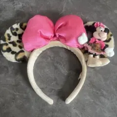 なさん 【即購入○】様専用 　ミニー　カチューシャ　ヒョウ柄　送料無料