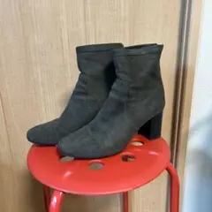 美品　オリエンタルトラフィック スウェードブーツ 深緑 LL 25.5〜26