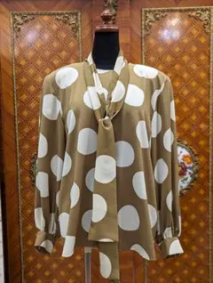 古着 ヴィンテージ duedeux ストール付ブラウス 38サイズ