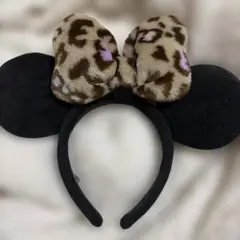 東京ディズニーリゾートヒョウ柄カチューシャ ミニーちゃんミニーマウス