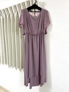 パープル ドレス