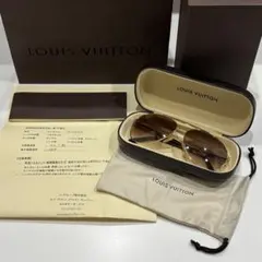 美品 ルイヴィトン サングラス アティチュード パイロット ダミエ