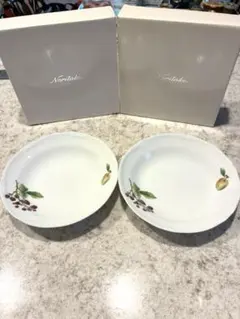 【新品未使用】Noritake 陶磁器皿 2枚セット