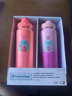 新品サーモフラスク 710mL 真空断熱 ステンレスボトル×２のサムネイル