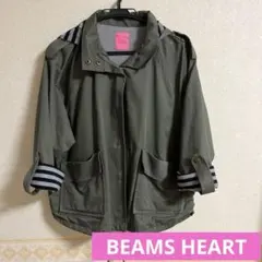 BEAMSHEART　ビームスハート　コート　キャメル　ファー付