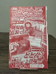 ミラクルバトルカードダス Vジャンプ付録 ハンターハンター ゴン