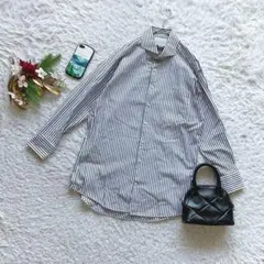 ✨在庫限り✨ オリヒカ ストライプシャツ L 長袖 メンズ ビジネス オフィス