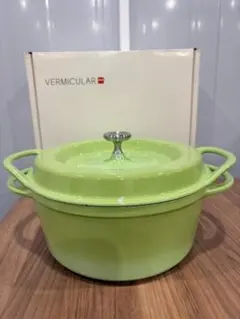 VERMICULAR オープンポットラウンド 22cm グリーン ホーロー鍋のサムネイル