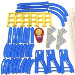 プラレール曲線直線ニュー坂レール橋脚ミニ橋脚転車台などまとめ売り