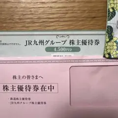 JR九州グループ 株主優待券 4500円分のサムネイル