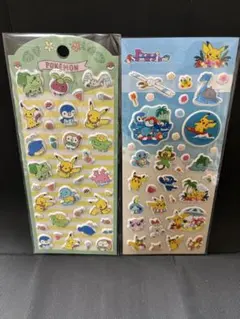 ポケモン　ぷくぷくシール　セット