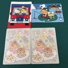 どうぶつの森　サンリオ　ステッカー