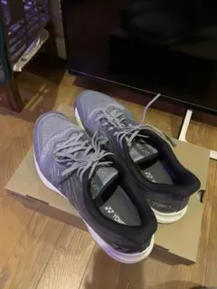 YONEX エアラスダッシュ テニスシューズ プラチナ