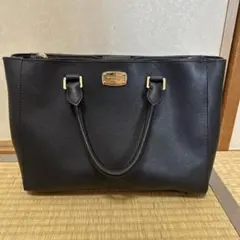 ブラック トートバッグ 合成皮革