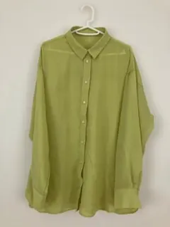 AMERICAN HOLIC 長袖シアーシャツ ピスタチオ Lサイズのサムネイル