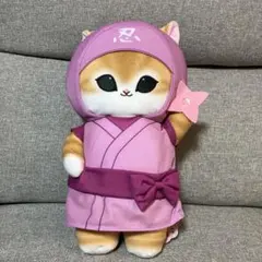 mofusand 忍者にゃんBIGぬいぐるみ　ピンク