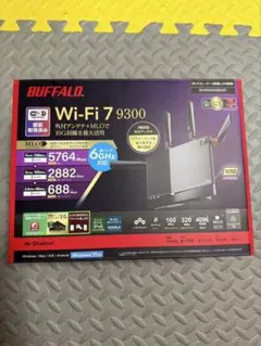 【未使用品】BUFFALO Wi-Fi 7 9300 無線LANルーター Amazon.co.jp: 【Amazon.co.jp限定】 バッファロー WiFi