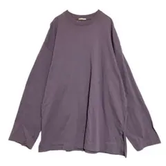 GU ジーユー　レディース長袖カットソー　くすみ紫　XL