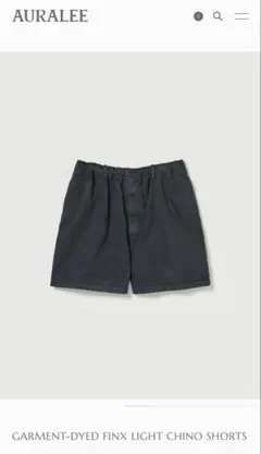 GARMENT-DYED FINX LIGHT CHINO SHORTSのサムネイル