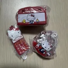 ハローキティなつかしアイテムミニチュアコレクション　3つセット