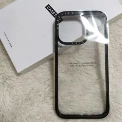iPhone15Pro ケース CASETiFY クリア ブラック クロ 黒