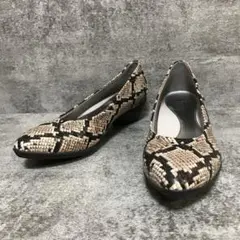 fitfit NEWポインテッドパンプニーカー 23.5 パイソン パンプス