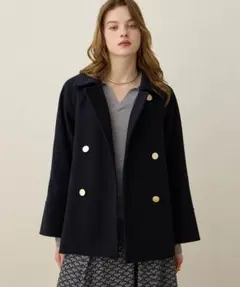 ⭐︎新品⭐︎LE SOUK HOLIDAYネイビー コート
