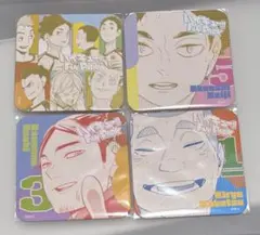ハイキュー!!展FINAL アートコースター 月島蛍 影山飛雄 谷地仁花