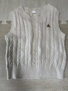 GAP ベビーベスト 18-24ヶ月 クリーム色