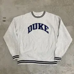 00s DUKE champion リバースウィーブ リブ スウェット カレッジ