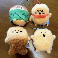 ナガノキャラクターズ　もぐらコロッケしーぷわマスコット 全4種　コンプセット