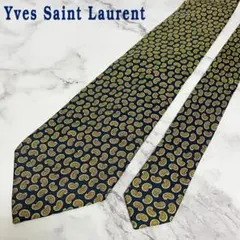 Yves Saint Laurent ネクタイ ペイズリー柄 - メルカリ