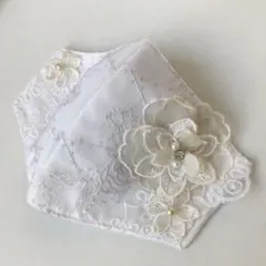 レース立体マスカバー　  お花多め　現品のみ